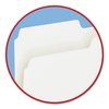 Smead Pressboard Folder, 1/3-Cut Tab, White, PK100, Tab Cut: 1/3 12843